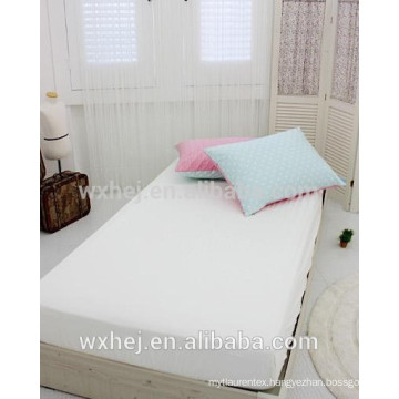 Hotel Motel Hospital white fitted single bed sheet wholesale